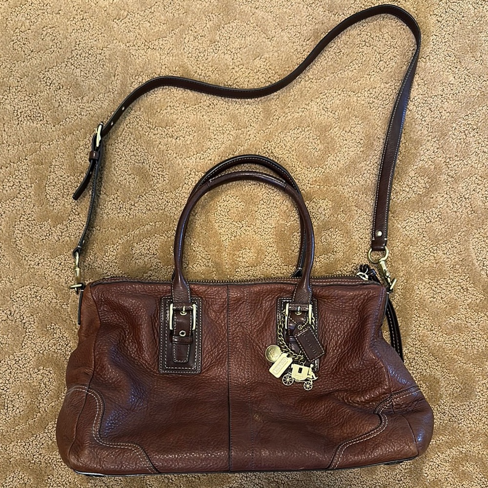 Coach Hamilton Satchel - large - baby soft !!